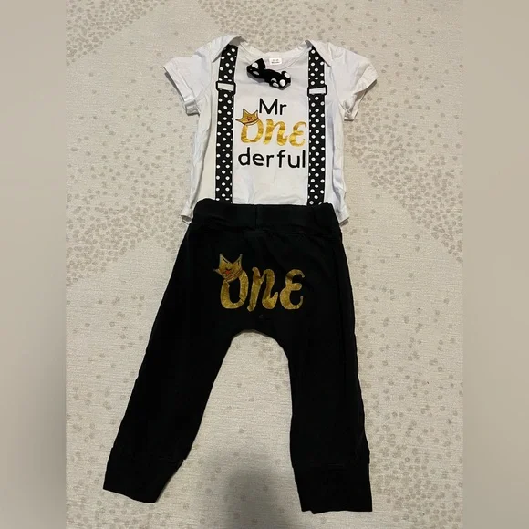 First Birthday Outfit - Picture 2 of 9